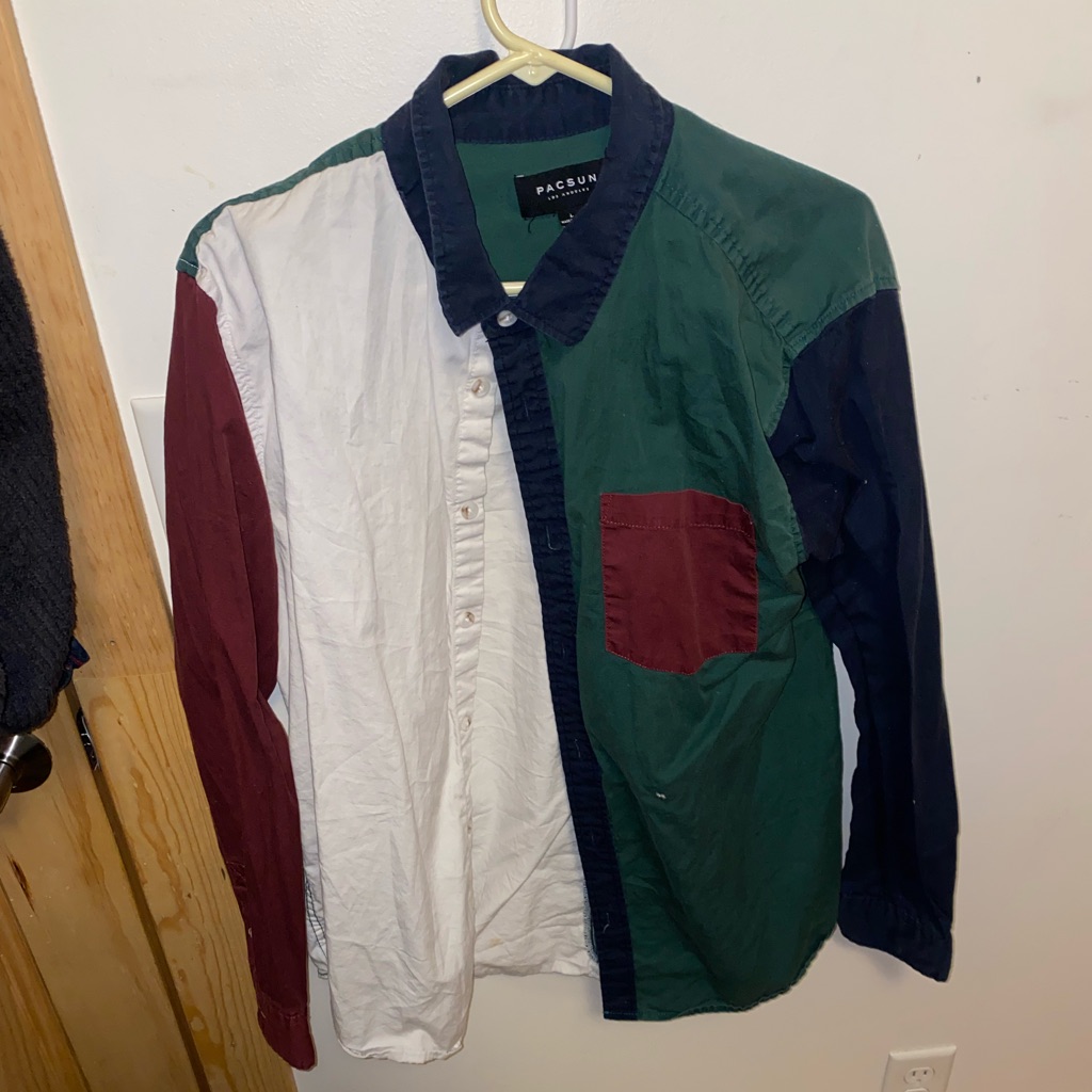 Multi-Colored Button Up